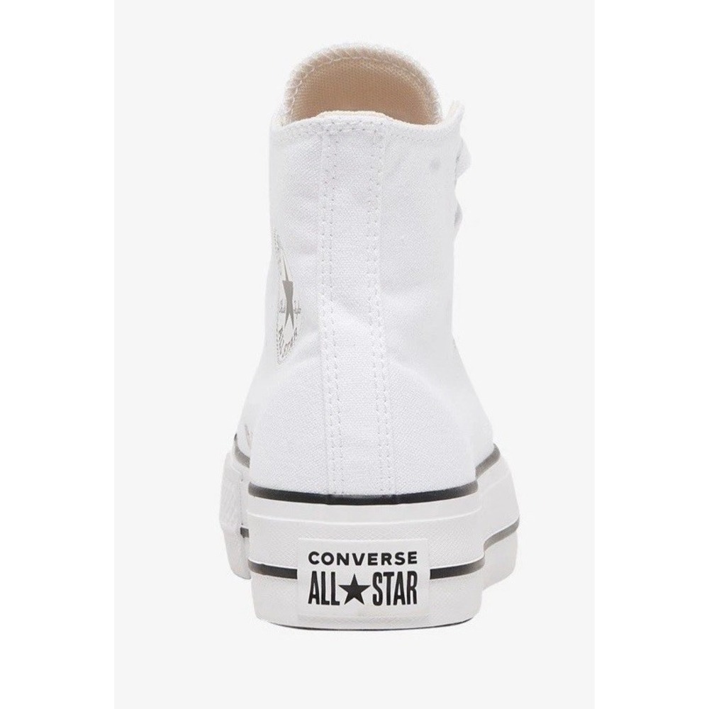 NEW Converse Chuck Taylor All Star Lift Hi Canvas Shoes 560846F White Women's 10 - Picture 6 of 11